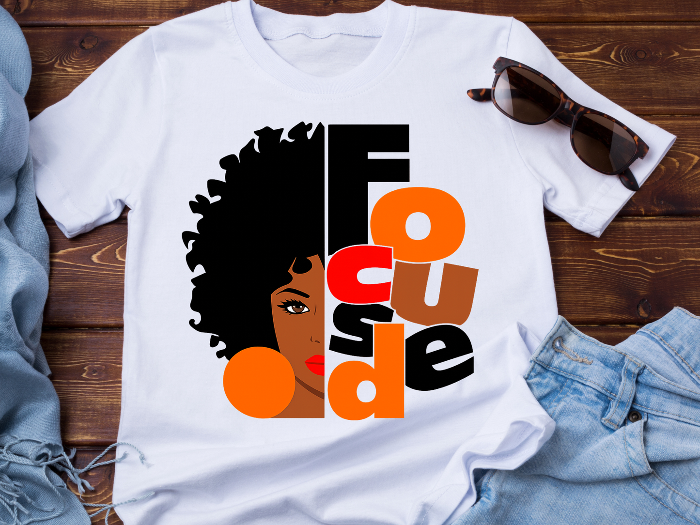 Urban Afro Focused T-Shirt