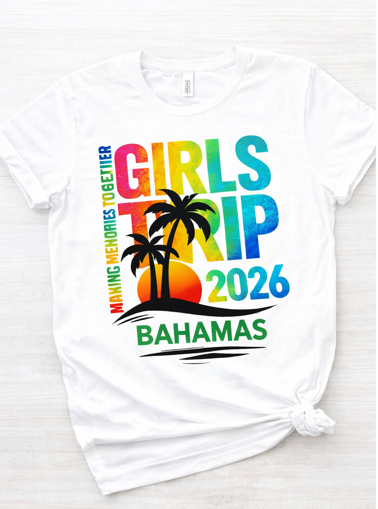 Personalized Girls Trip 2026 Tees